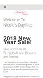 Mobile Screenshot of nicolesdaylilies.com